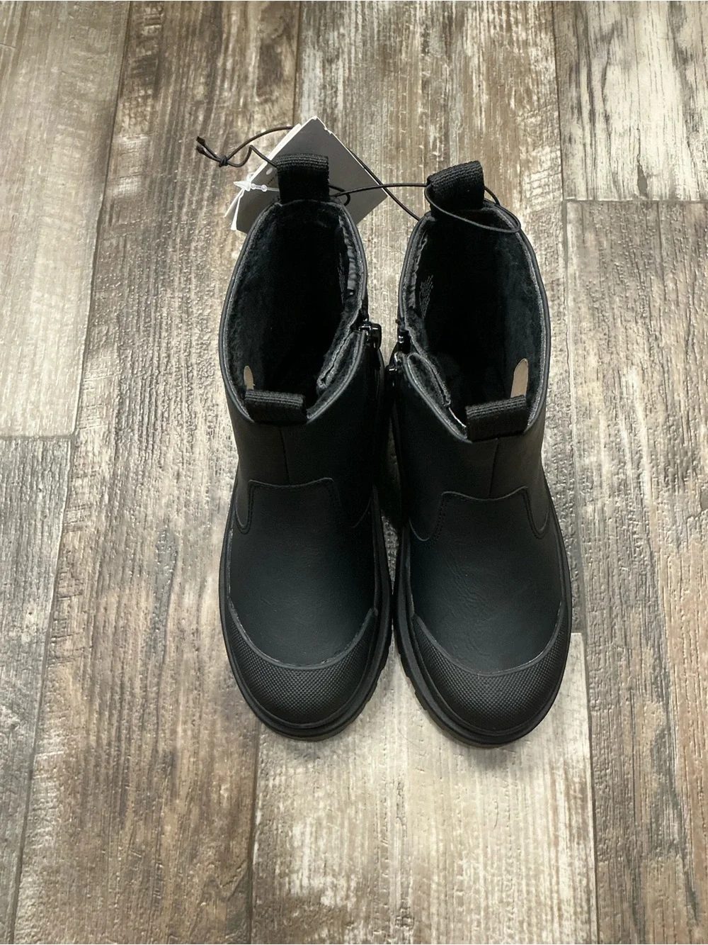 H&M Black Kid’s Chelsea-Style Rain Boots Size 12.5